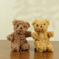 Adorable mini porte-clés en peluche ours en peluche, ours de dessin animé, ornement suspendu, poupée de grue à pinces, petit cadeau quotidien