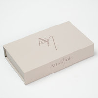 Logo personnalisé recyclable mini petite boîte magnétique papier d'emballage vide boîte cadeau premium pour bébé pour cadeau