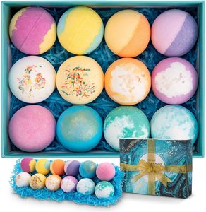 <span class=keywords><strong>Bombe</strong></span> de bain naturelle et biologique faite à la main avec des bulles riches et de multiples couleurs, bombes de bain pour femmes et enfants, cadeau - Product Image 1