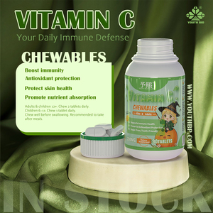 Comprimés à croquer de vitamine C 200 mg à haute teneur OEM, vitalité toute l'année, parfaits pour les voyageurs, <span class=keywords><strong>orange</strong></span>, adultes, en stock, prix d'usine - Product Image 2