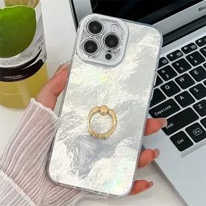 Funda para Teléfono con Diseño IMD y Purpurina, para Samsung Galaxy S25 Ultra S24 S23 A55 A36 A35 A25 A16 <span class=keywords><strong>A15</strong></span>, con Soporte de Diamantes - Product Image 6