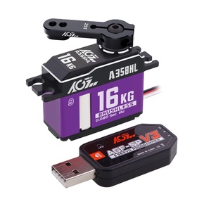 AGFRC Moteur Brushless Numérique Programmable à Engrenages en Titane, Taille Moyenne, 16KG Couple Élevé, 0.08s, 8.4V, pour Voiture RC, Avion, Robot - Product Image 1