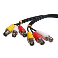 Männlich zu Männlich 15-Pin Mikrofon VGA zu 3XLR Line XLR Buchse/Stecker zu Stecker 9-Pin D-Sub in Snake VGA zu AV VGA zu S-Video RCA Adapter