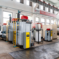 Chaudière à vapeur à gaz à circulation naturelle verticale automatique basse pression efficace avec acier inoxydable pour la maison et le restaurant