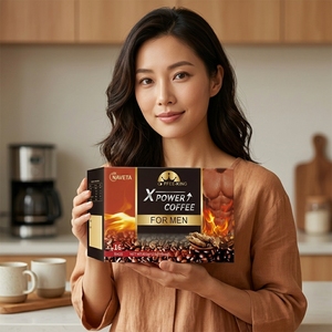 Caffè Istantaneo Naveta X Power per Uomini, Bevanda Energetica alle Erbe, 16 Bustine da 200 g - Product Image 3