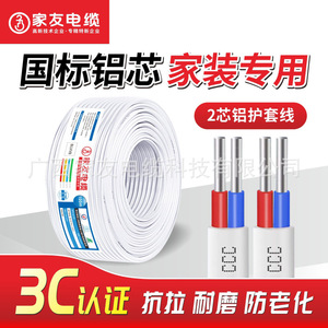 สายไฟอลูมิเนียม Jiayou แบบ BLVWB 2 แกน ขนาด 2.5 4 6 10 16 ตร.มม. สำหรับตกแต่งบ้าน - Product Image 4