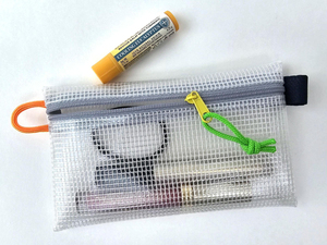 Tùy chỉnh <span class=keywords><strong>PVC</strong></span> A4 lưới dây kéo, trong suốt không thấm nước, dễ dàng mang theo túi lưu trữ để sử dụng hàng ngày - Product Image 4