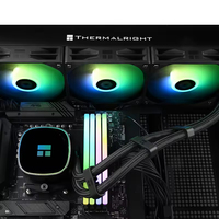 Thermalright Frozen Horizon 360 ARGB BLACK V2 Radiateur à Refroidissement Liquide Intégré Élégant avec Dissipateur Thermique et Ventilateur LED pour Processeur