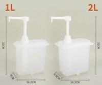 Pompe distributrice de sirop de qualité alimentaire avec conteneur de grande capacité pour la préparation de boissons dans les restaurants commerciaux