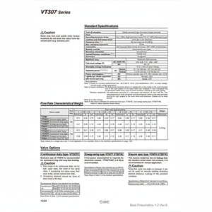 Modèle d'électrovanne pneumatique SMC VT307V-5DZ1-02-F pièces pneumatiques - Product Image 1