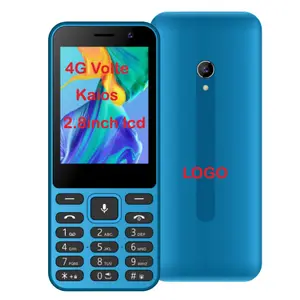 Callong Kaios Ponsel 2.8 Inci T15 Ponsel Dibuka 4G Inci Layar Keypad Whatsapp Smart Built-In Fitur Wifi Hotspot Lte telepon