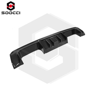 Diffuseur Arrière à LED en Fibre de Carbone Sec Type R44, Lèvre de Pare-chocs Arrière Sous Spoiler Splitter pour BMW M3 G80 G81 M4 G82 G83 Compétition