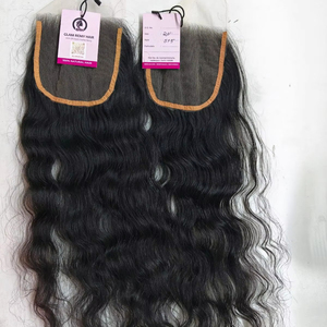 ผมต่อแบบ Closure Natural Hair Extensions 4*4 คุณภาพดีที่สุด ราคาส่ง คอลเลคชั่นคุณภาพดีที่สุด ราคาส่ง - Product Image 1