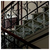 Garde-corps en fer forgé élégant et ornemental, design unique d'usine, motifs floraux personnalisés, pour escalier et balcon, DIY, pour hôtels et centres commerciaux