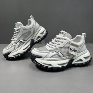 Nouvelles <span class=keywords><strong>Chaussures</strong></span> Décontractées de Luxe <span class=keywords><strong>pour</strong></span> Adolescentes, Tendance Été, Semelle Épaisse Rehaussante, à Lacets, Semelle Extérieure en Caoutchouc Moussé - Product Image 3