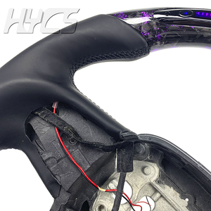 Volant personnalisé en cuir avec LED en fibre de carbone pour l'amélioration de l'intérieur de la voiture, adapté à Chrysler <span class=keywords><strong>300</strong></span> 300S 300C SRT - Product Image 4