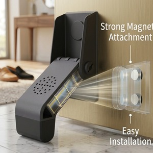 Fermaporta Magnetico in Silicone Flessibile e Pieghevole, Supporto per Porta in Gomma Magnetica - Product Image 1
