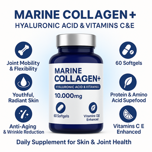Collagène éclaircissant pour la peau en capsules molles, marque privée, 60 unités, pour un éclaircissement cutané efficace - Product Image 2