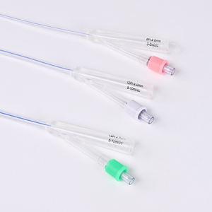 สายสวนปัสสาวะแบบใช้แล้วทิ้งชนิดซิลิโคนเคลือบสองชั้น ได้รับการรับรองมาตรฐาน CE ระดับ I สำหรับเด็ก/ผู้ใหญ่ - Product Image 1