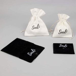 Wholesale Small MOQ Eco Muslin Cotton Double <b>Strings</b> Pouch Small Jewellery Packaging Pouch Organic Cotton Canvas Drawstring Bag - Product Image 6