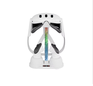 Base de Carga para Controlador <span class=keywords><strong>VR</strong></span> Iplay Cool con Iluminación RGB y Funciones de Almacenamiento, Base de ABS+Metal HBV-463 para <span class=keywords><strong>3</strong></span> - Product Image 1