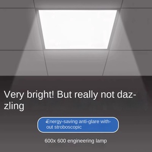 Hiện Đại Tích Hợp Trần LED Ánh Sáng Phẳng 60X60 Nhôm Gusset Bảng Điều Chỉnh Ip65 Cho Thạch Cao Len Khoáng Sản Bảng Siêu Sóng Kỹ Thuật - Product Image 5