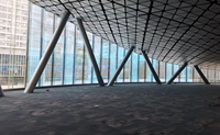 Pantalla LED de Película Transparente para Interiores, Paneles Transparentes con Tiras LED