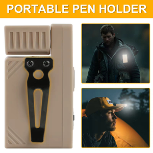 <b>Rechargeable</b> UV <b>Flashlight</b> Rotating Adjustment Multi-functional Magnetic Hat Clip Light Portable Mini Work <b>Flashlight</b> - Product Image 5