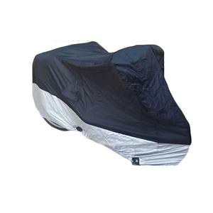 Чехол для мотоцикла 210D, сверхпрочный, водонепроницаемый, из ткани рипстоп, защита от УФ-излучения, дождя, пыли и царапин, черный, гарантия 2 года, для использования на улице - Product Image 5