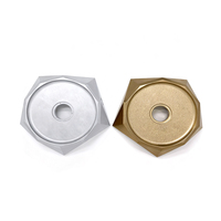 Boutons de commande et roues de commande de précision en alliage d'aluminium usinés CNC, personnalisés, avec alésage à rainure cannelée pour machines industrielles et automobiles