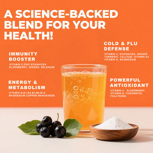 Vitamin Health Supplement - Vitamin C et Zinc Pellet-un complément corporel pour les granulés de vitamine C et de zinc - Product Image 4