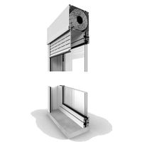 Persiana Enrollable Moderna de Aluminio con Motor Eléctrico, Aislamiento Térmico y Liberación Manual de Emergencia para Hoteles y Dormitorios