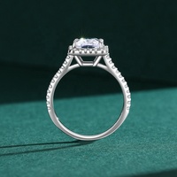 JZ1475 bague de fiançailles en argent sterling S925 pour femme bijoux de fête