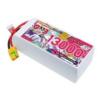 Batterie LiPo GNB GAONENG 6S 13000mAh 22.8V 80C XT90S RC HV LiHV Haute Tension pour Drones FPV Grande Échelle, Hélicoptères, Voitures et Bateaux RC