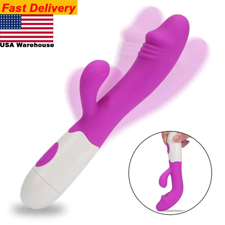 Original factory good price 30 speeds vibrating g spot rabbit vibrator batteries powered sex toys for women adult sexual toys