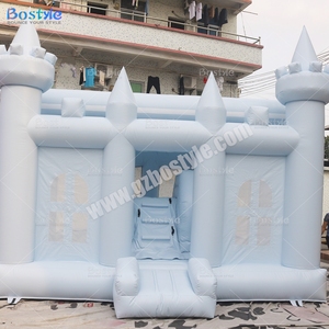 Thương mại cấp Inflatable thư bị trả lại nhà cầu vồng bóng Inflatable Bouncer với hồ bơi bouncy lâu đài trượt nước để bán - Product Image 1