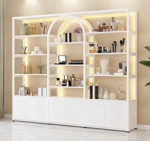 Vitrina Iluminada de Múltiples Niveles <span class=keywords><strong>EMMA</strong></span> para Salón de Belleza, Exhibidor Comercial para Esmaltes de Uñas, Geles y Cosméticos - Product Image 4