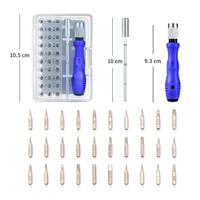 Nouvel ensemble de tournevis de précision en acier Mingtu 35 en 1, embouts multifonctions Phillips/Trox/Pentalobe, réparation de téléphones portables, professionnel