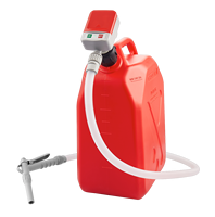 Bomba de Transferencia de Combustible Centrífuga Manual de Plástico de 3.2 GPM, Bomba de Combustible a Batería con Filtro, Bomba de Transferencia de Aceite