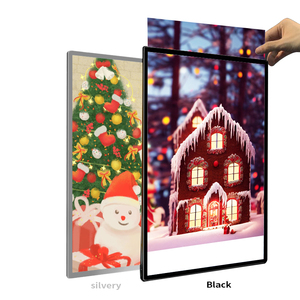 Trung Quốc Quảng Châu nhà máy trực tiếp 60*90cm siêu mỏng <span class=keywords><strong>LED</strong></span> hộp đèn một mặt in ấn quảng cáo khuyến mại trong nhà treo - Product Image 4