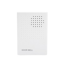 Sonnette filaire électrique mini puissante 12V DC à 2/3/4 lignes pour chambre d'hôtel, avec sonnerie musicale Ding Dong, blanche, 90dB, facile à installer