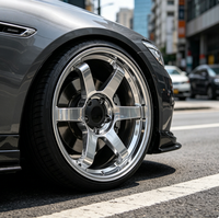 Rines de Aleación Forjados Ligeros HZH de 16/17/18/19/20 Pulgadas, 5x120 5x112 5x114.3, para Autos de Carreras RAYS TE37 VW Golf