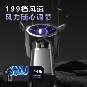 Mini ventilateur USB pliable, portable, pour bureau, moteur sans balais, autonomie de 3 à 6 heures, tête oscillante vers le haut et vers le bas, pour usage intérieur - Product Image 4