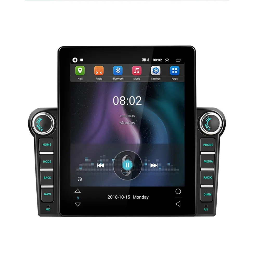 9.5 pollici 2din Android 10 navigazione GPS per Auto Radio Stereo GPS WIFI 3G 4G Mirror Link Auto Radio lettore DVD multimediale