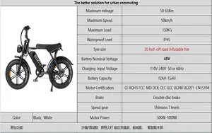 OUXI-H9 bicicletta elettrica parte kit batteria prezzi in pakistan motore elettrico per moto da bicicletta