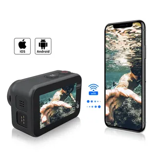 HDKing Advanced 4K 60fps Video 20MP 16MP EIS Anti-shake Dual Screen Body Waterproof Voice Control Action Camera