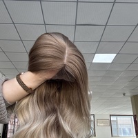 Kayla-Perruque avant à faible densité Perruque de luxe avec base en soie Perruque de luxe cheveux humains vierges européens Vente en gros Perruques médicales en soie