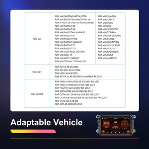 Autoradio Android double couche DIN 8 pouces avec CarPlay, Android Auto, GPS, WiFi, Bluetooth, radio FM, égaliseur RDS, dédié Volkswagen - Product Image 5