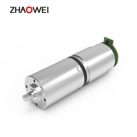Zhaowei Custom 32mm 12v Couple élevé à bas régime Boîte de vitesses planétaire en métal Moteur à courant continu sans balai avec encodeur pour lit de levage