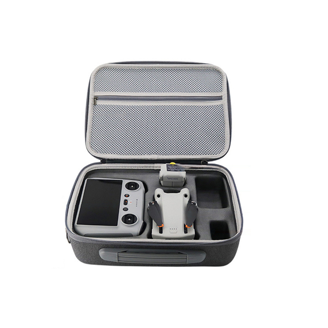 Portable EVA Drone Case with Shoulder Strap for DJI Mini 3/Mini 3 Pro Carrying Zipper Bag with Protection Features